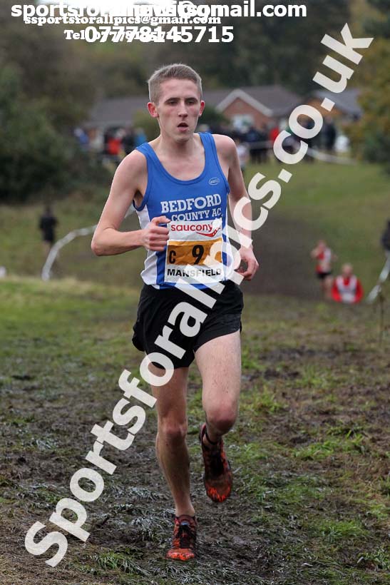 Senior men, National Cross Country Relay Champs., Berry Hill Park, Mansfield.  Photo: David T. Hewitson/Sports for All Pics